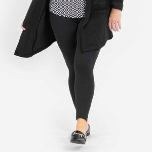 NEW LuLaRoe SOLID Black Leggings Black OS  Comfy Stretch Soft NWT